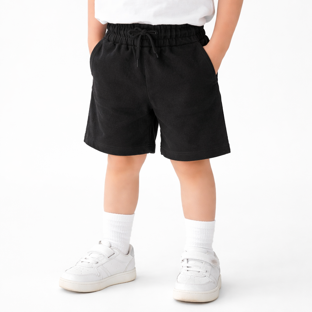 Boys black basic shorts (Last Chance)