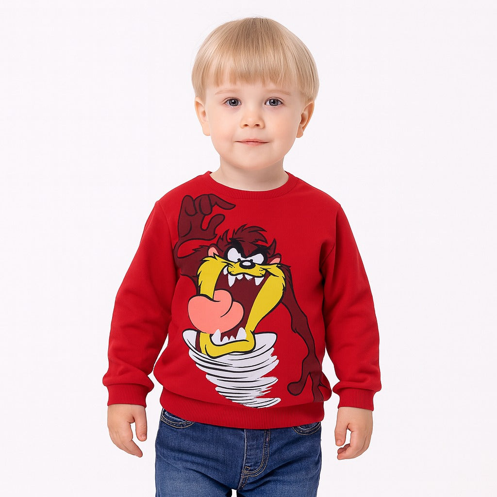 Red looney tunes sweat shirt