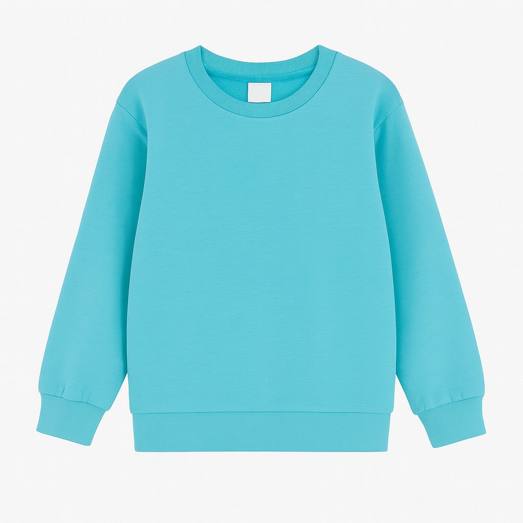 light blue basic sweat shirt (Last Chance)
