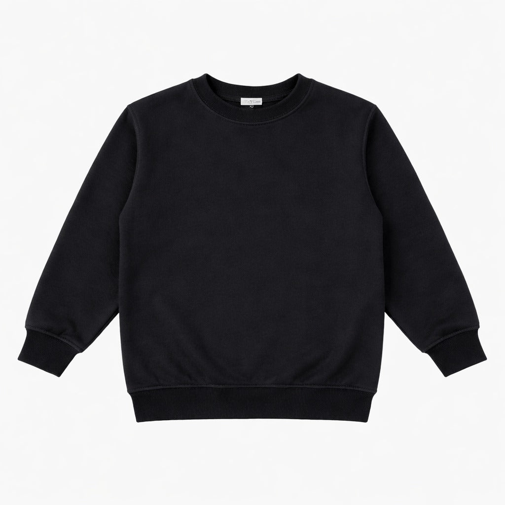 Plan black sweat shirt