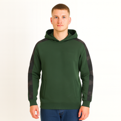 Mens commando green hood