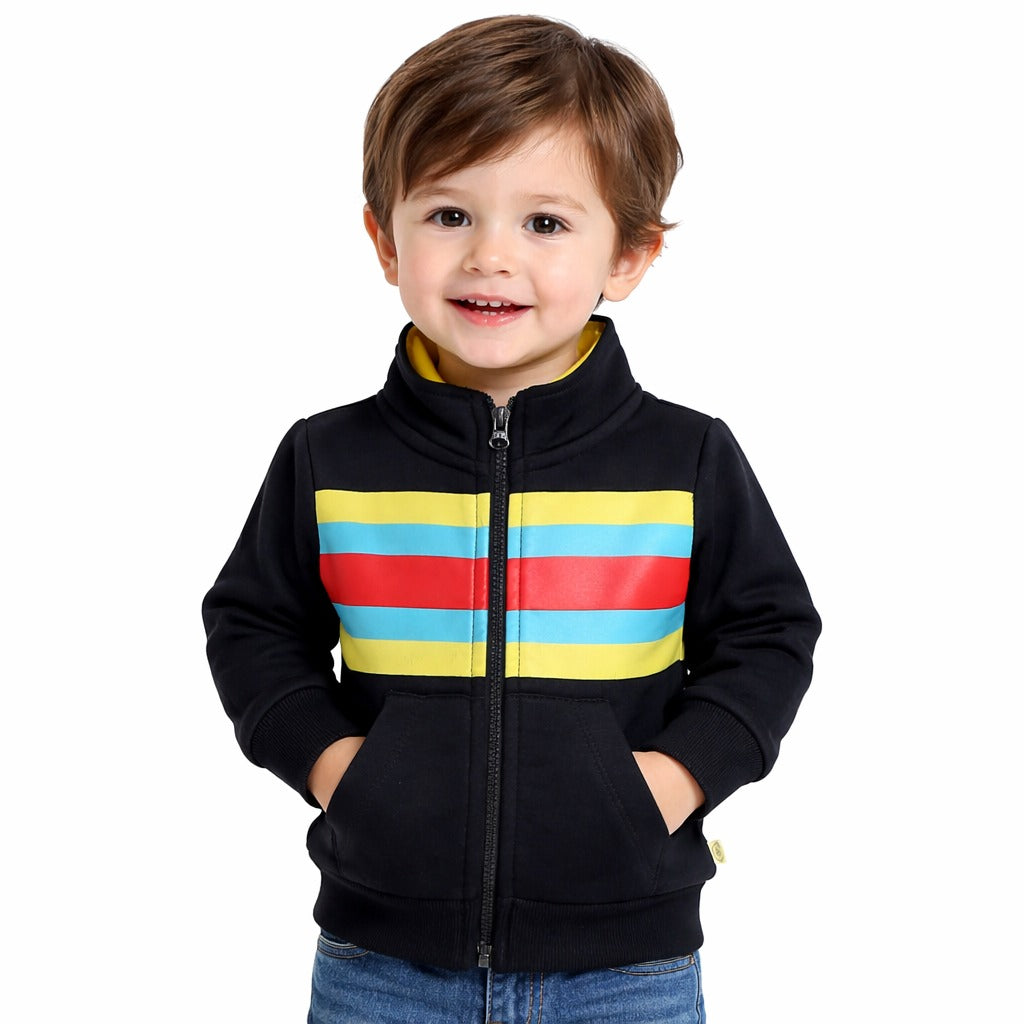 Boys rainbow zipper