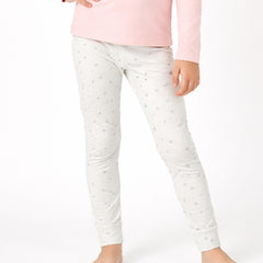 Girls printed Polka tights.