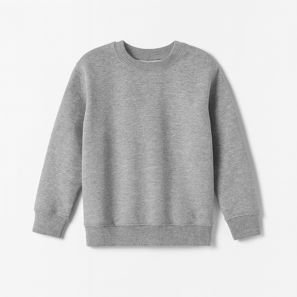 Gray basic sweat shirt