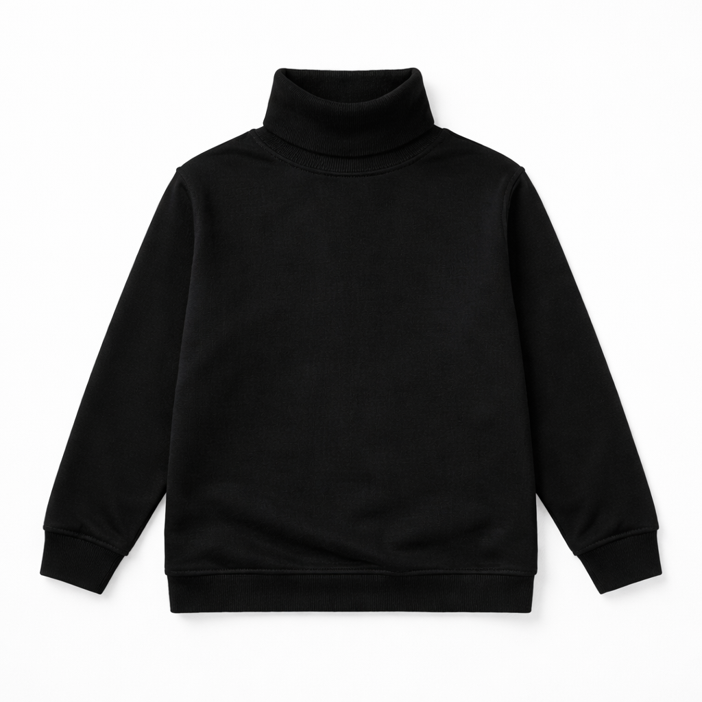 Black high neck
