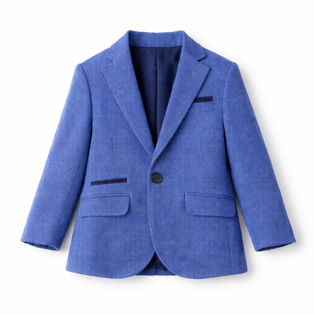 Boys blue casual coat