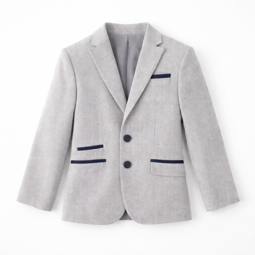 Boys gray casual coat