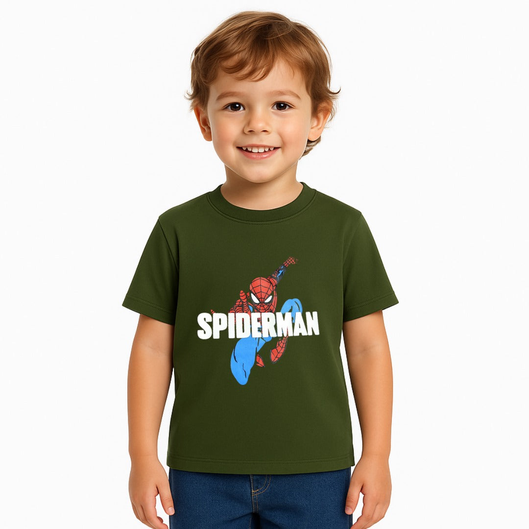 Boys green Spider-Man T-Shirt