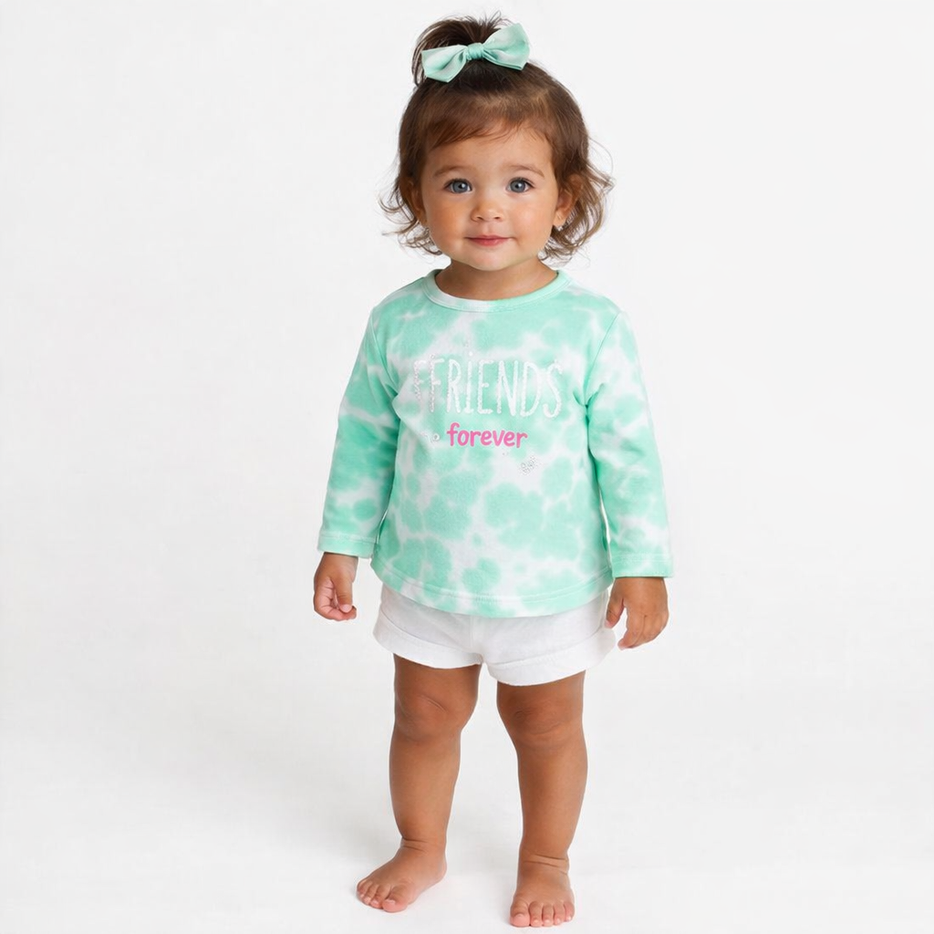 tye n dye green full sleeve shirt (Last Chance)