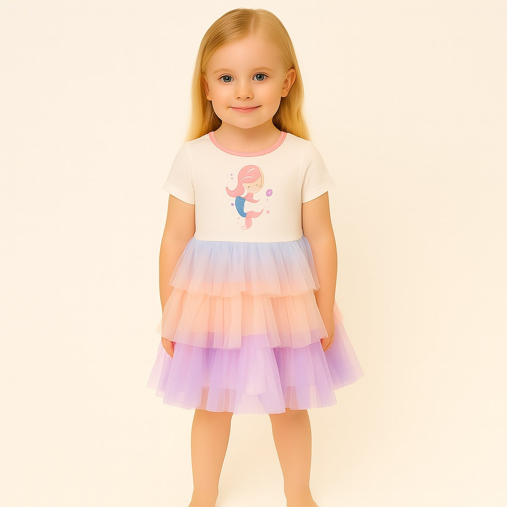 Girls mermaid fancy frock