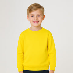 Yellow basic sweatshirt