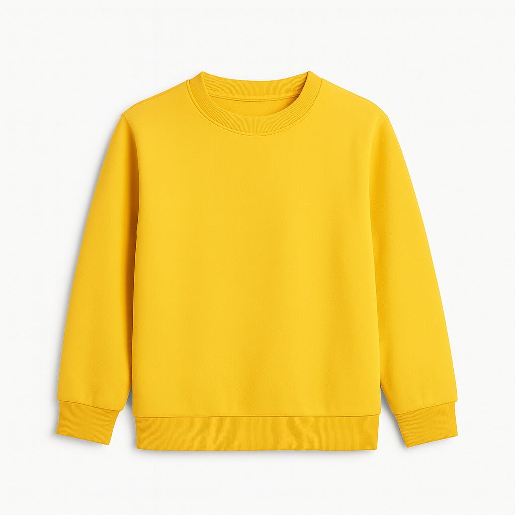 Honey yellow basic sweatshirt (Last Chance)