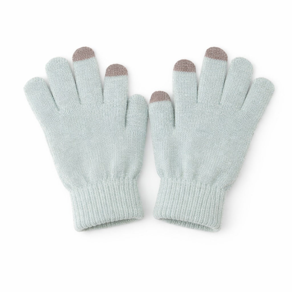 Sea Green glitter gloves (Last Chance)