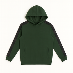 Mens commando green hood