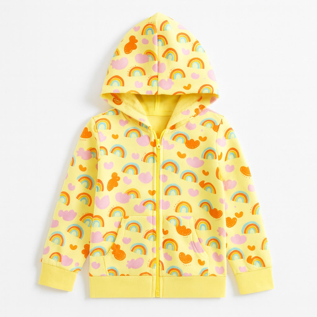 GIRLS RAINBOW HOODIE