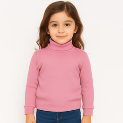 Light pink high neck