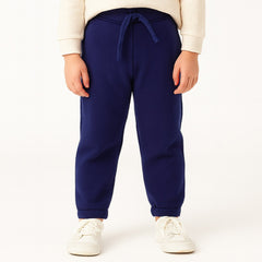 Girls blue wool trouser
