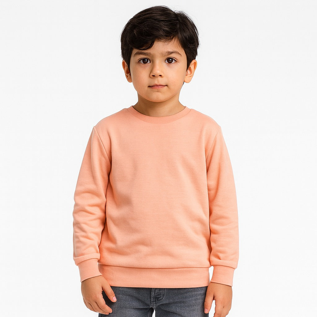 Peach basic sweatshirt (Last Chance)