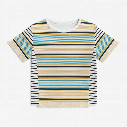 Ladies multi lining T-Shirt