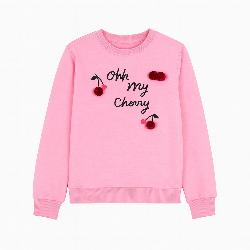 Girls oh my cherry sweatshirt (Last Chance)