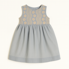 Girls gray fancy frock