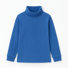 Ink blue high neck