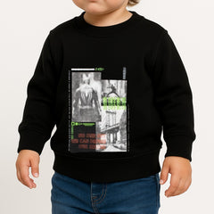 Boys black spiderman sweatshirt