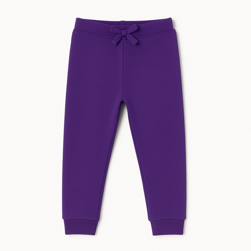 Girls Purple Trouser with Bow Assorted.