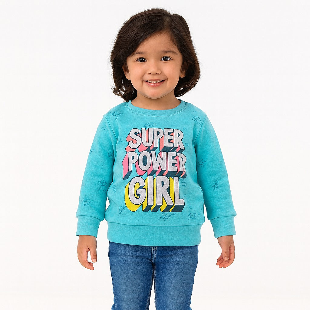SUPER POWER GIRLS SWEAT SHIRT