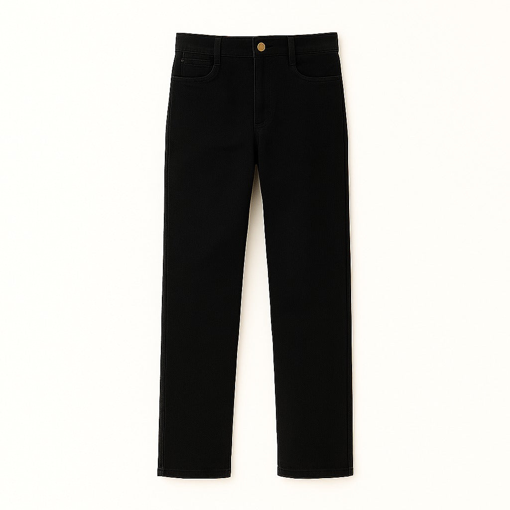 Boys black basic pant