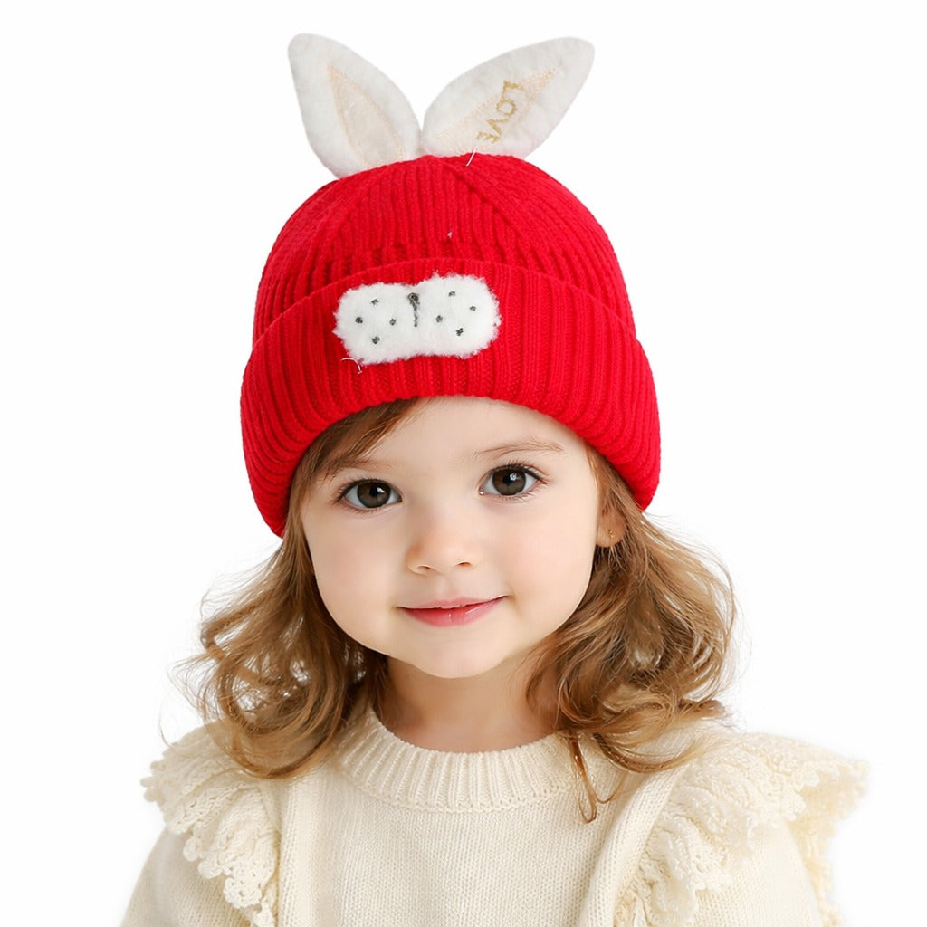 Red rabbit cap