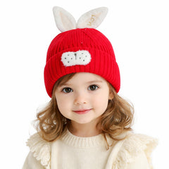 Red rabbit cap