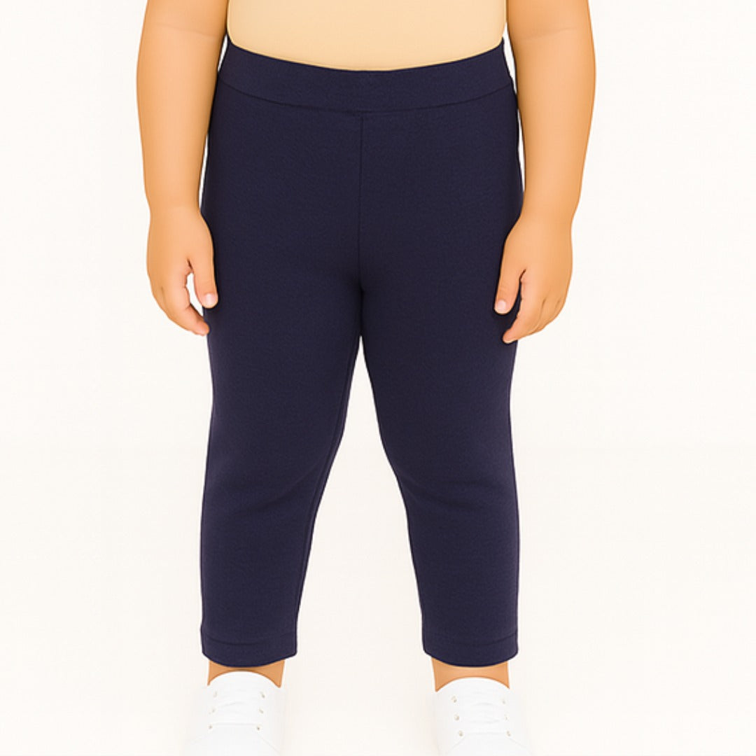 girls blue basic trouser