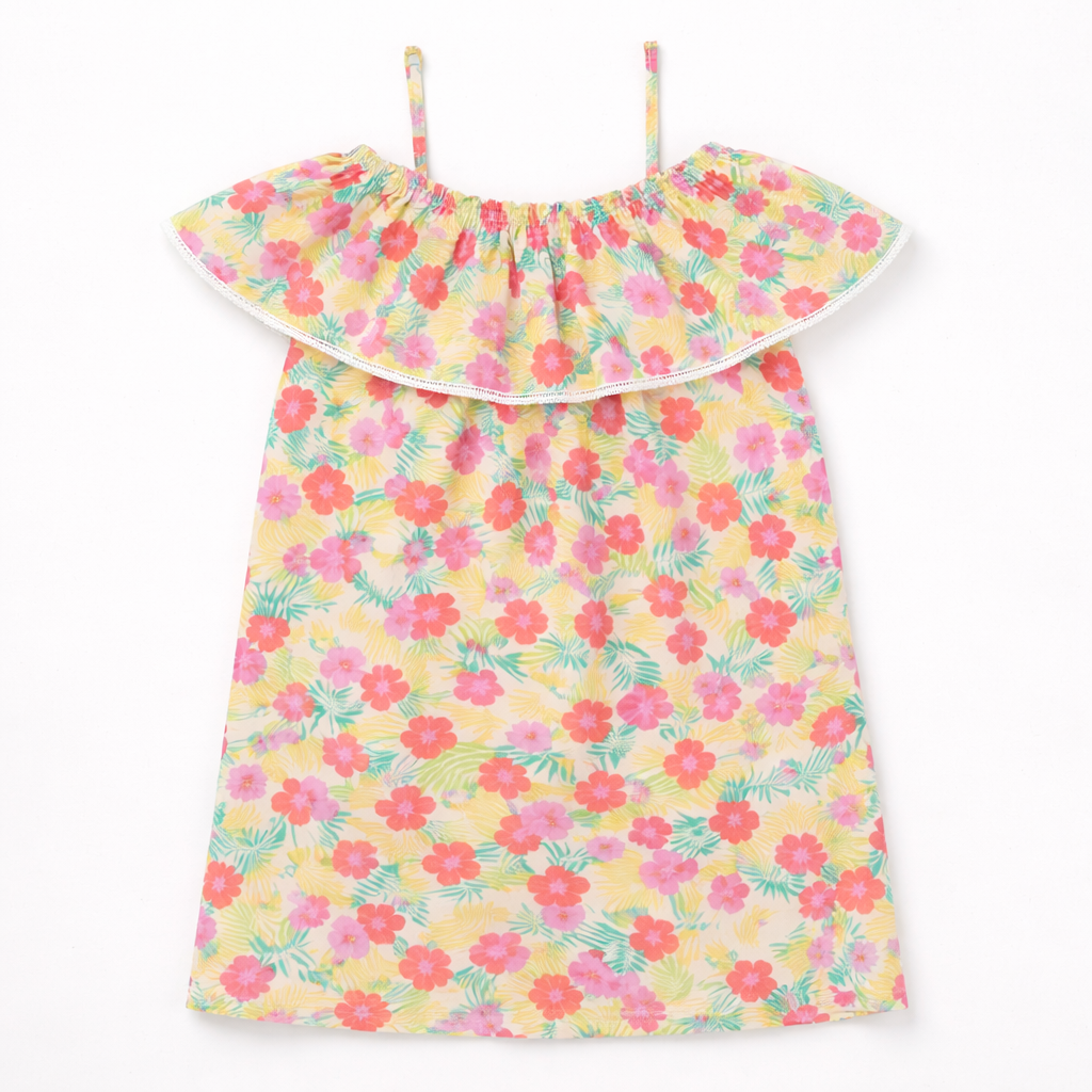 Girls flower off shoulder top