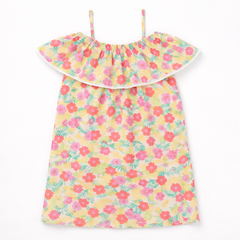 Girls flower off shoulder top