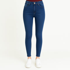 Jeans blue slim fit pant