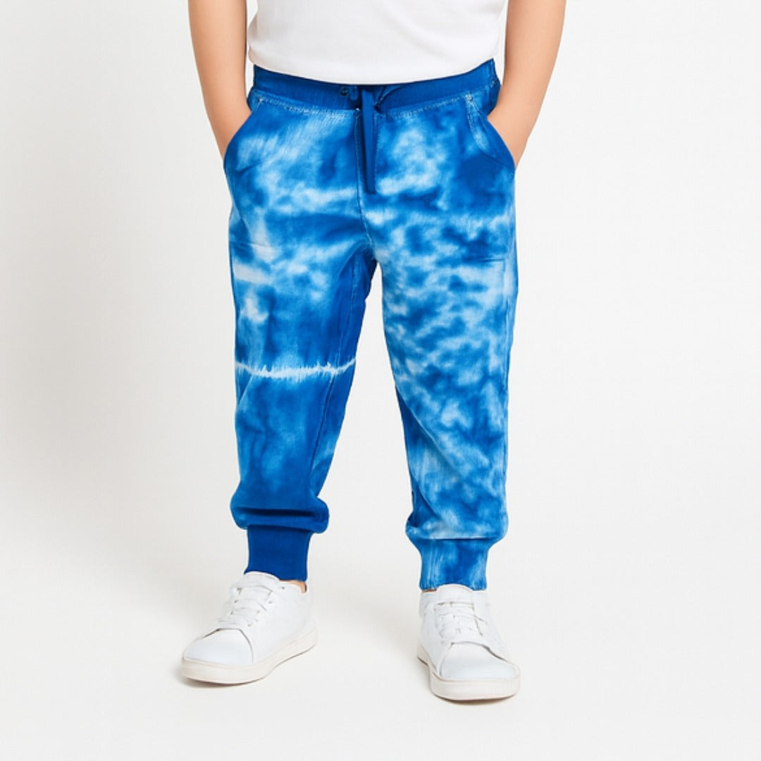 Boys blue tye n dye trouser (Last Chance)