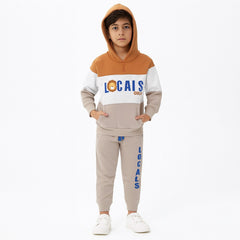 Boys lion brown tracksuit/