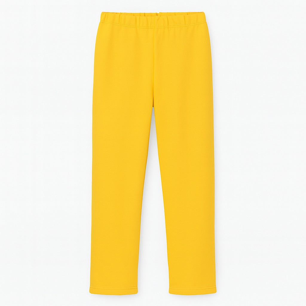 Girls yellow flees trouser (Last Chance)