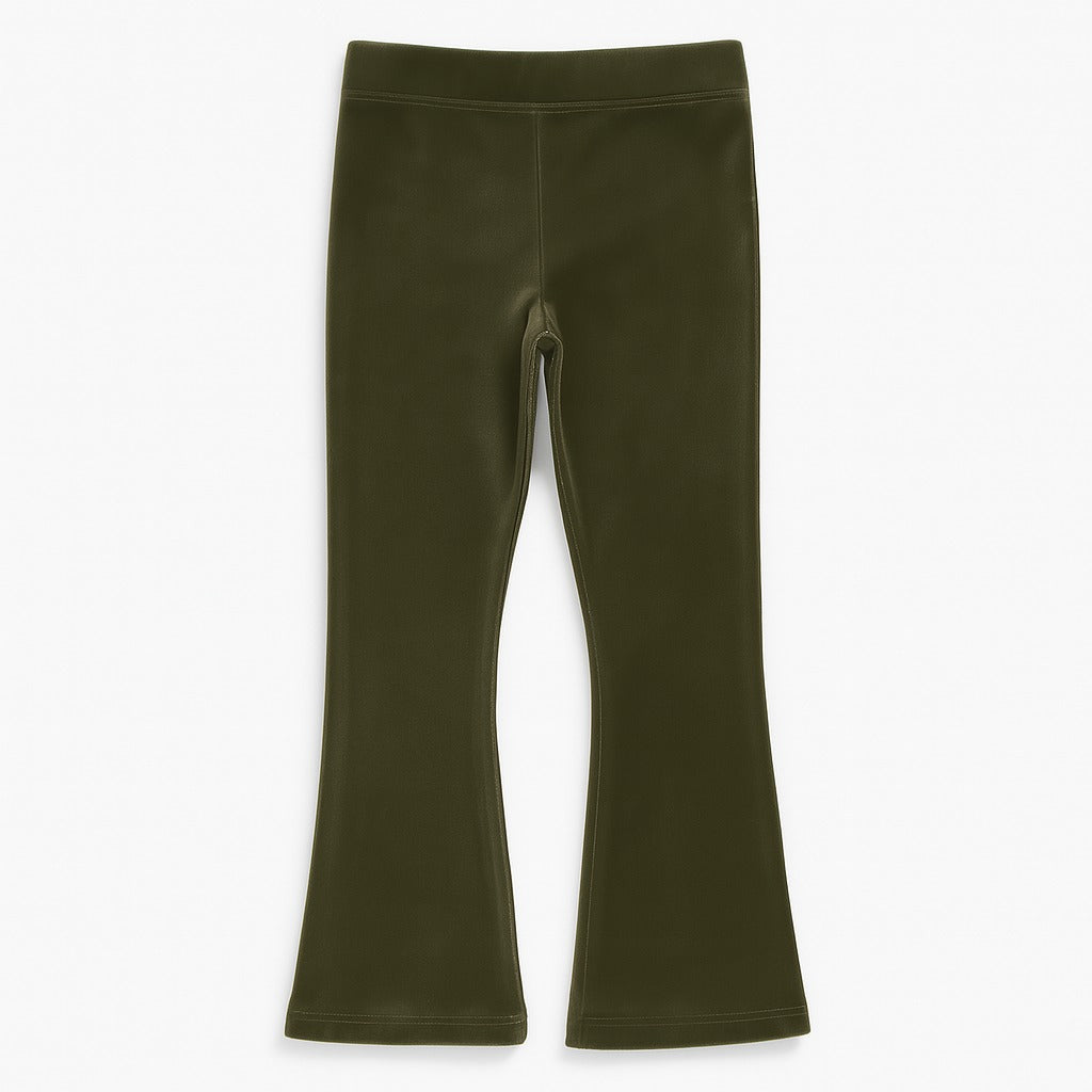 Girls velvet trouser