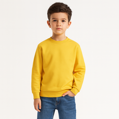 Honey yellow basic sweatshirt (Last Chance)