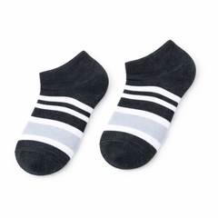gray and green socks