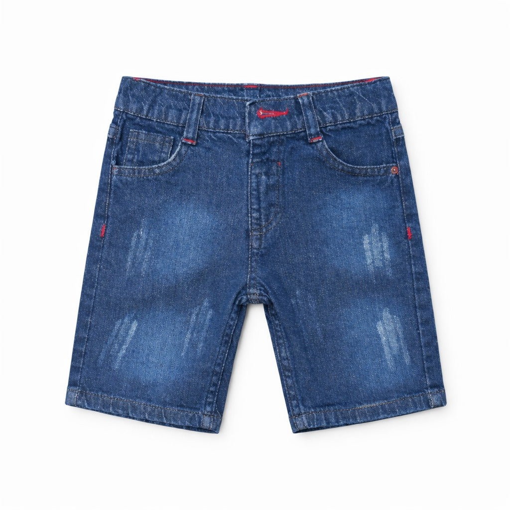 Boys mid blue classic shorts