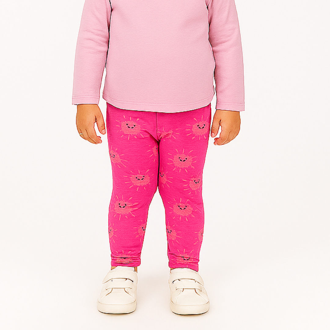 Girls pink sun shine trouser