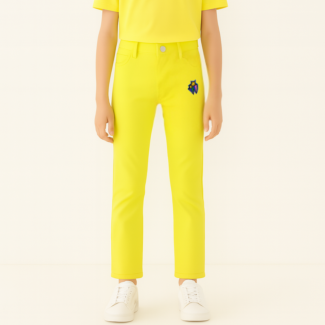 Girls yellow star pant