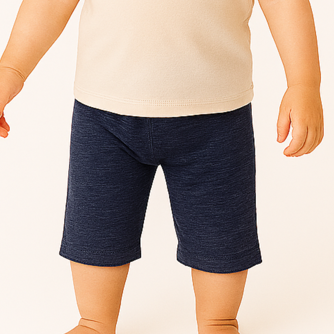 Boys blue basic blended shorts (Last Chance)
