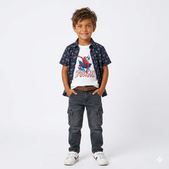 Boys Spider Hero Double shirt